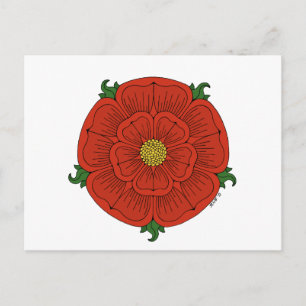 Red Rose of Lancaster Postcard