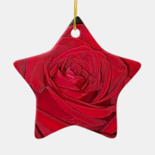 Red Rose Ornament