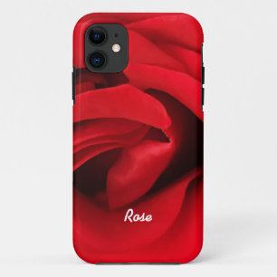 Red Rose Personalized iPhone 11 Case
