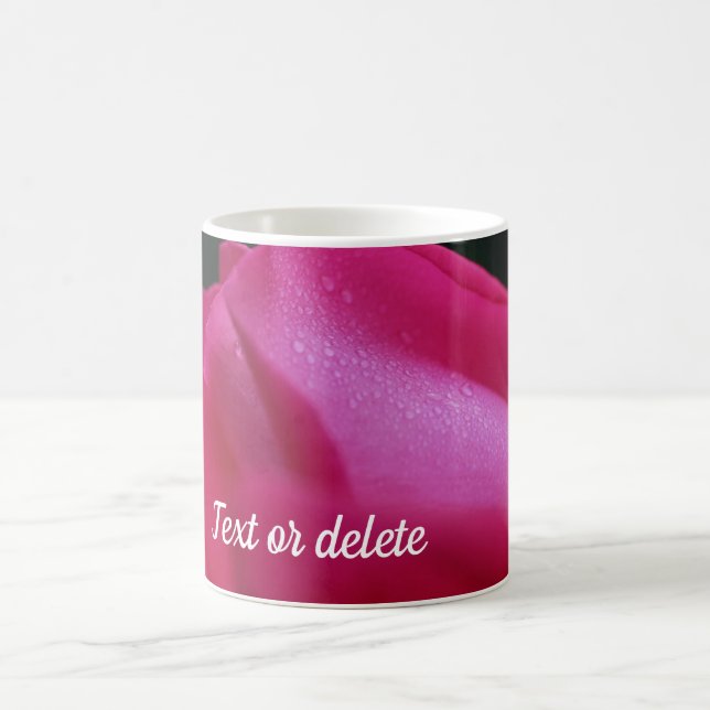 Red Rose Personalized  Coffee Mug (Center)