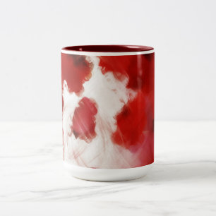 Red Rose Petals Painting Art 2 - Mug