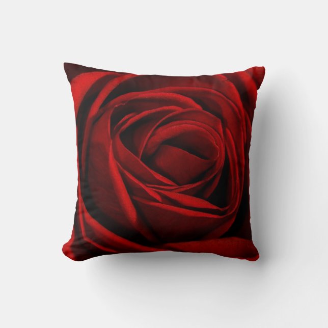Red rose pillow (Front)