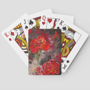 Red Rose Playing Cards