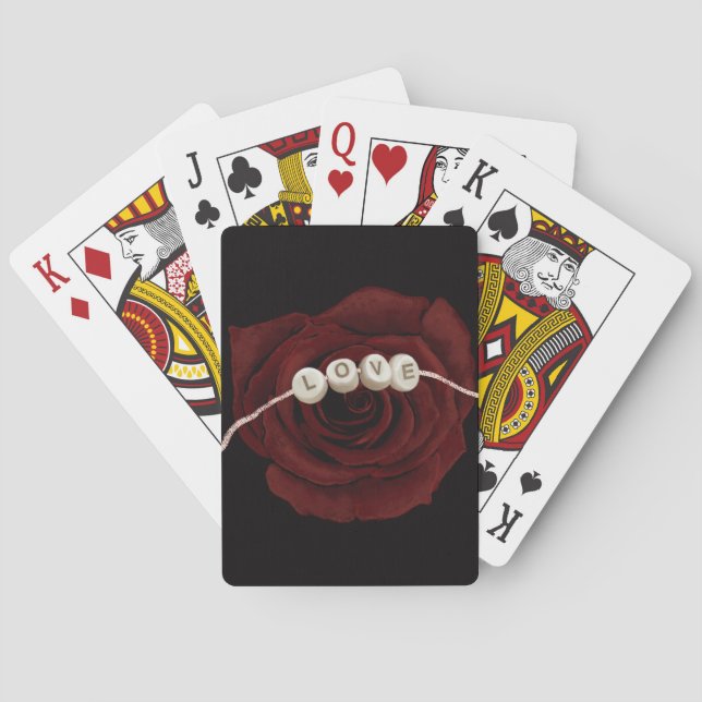 Red Rose Playing Cards (Back)
