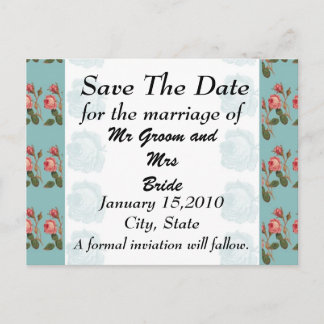 Red Rose Save the Day PostCard