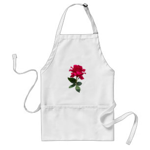 Red rose standard apron