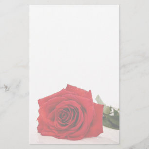 Red Rose Stationery