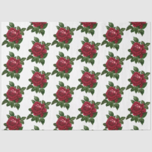 Red Rose Steampunk Series Design 11 Tissue Paper