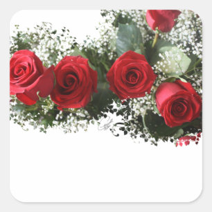 Red Rose Stickers