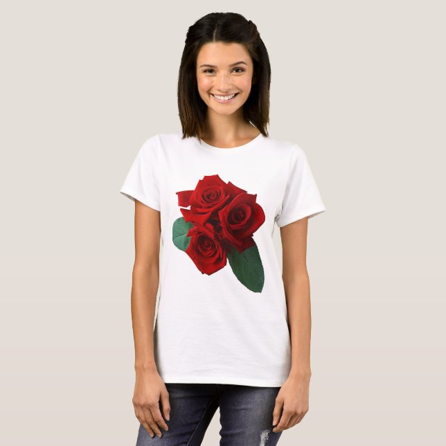 Red Rose T-Shirt (Front Full)