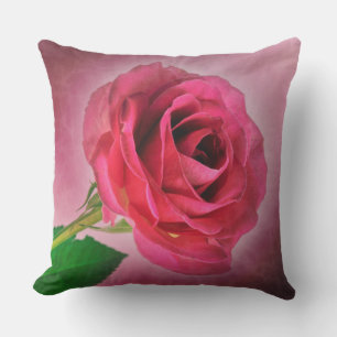 Red Rose Throw Pillow