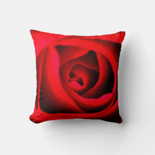Red Rose Throw Pillow