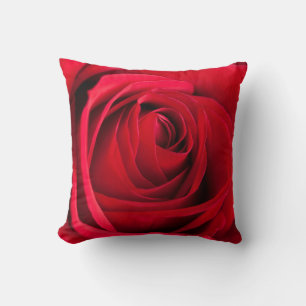 Red Rose Throw Pillow