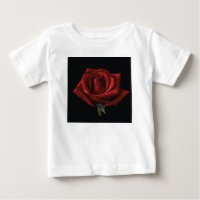 Red rose throw pillow