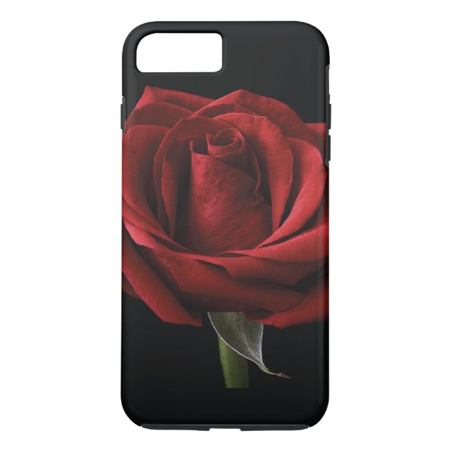 Red rose throw pillow Case-Mate iPhone case (Back)