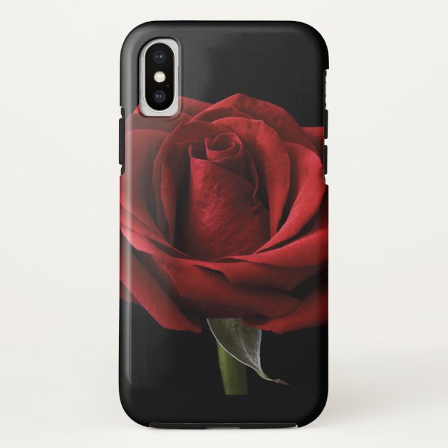 Red rose throw pillow Case-Mate iPhone case (Back)