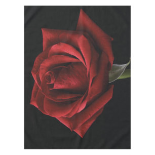 Red rose throw pillow tablecloth