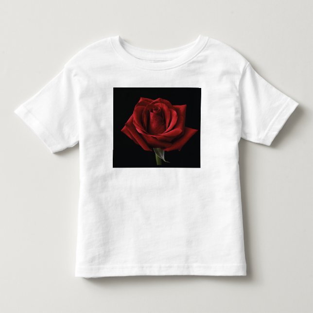 Red rose throw pillow toddler t-shirt (Front)