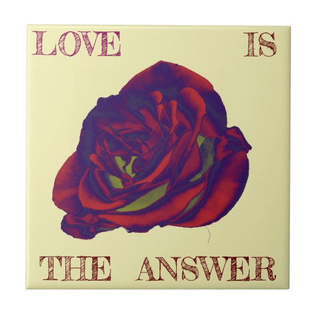 Red Rose Tile (Front)