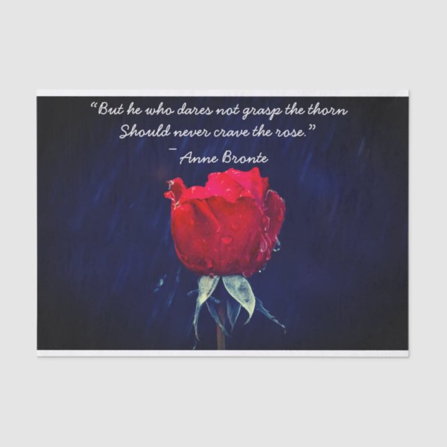 Red Rose Tissue Paper (Front)