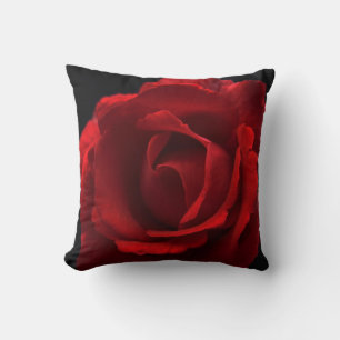 Red Rose tpcn Throw Pillow