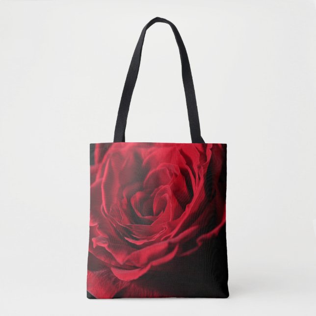 Red Rose Valentine: Dark Romance Tote Bag (Front)