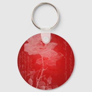 Red Rose Valentine Keychain