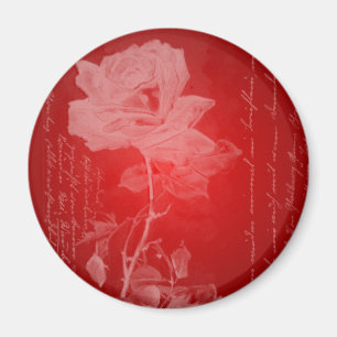 Red Rose Valentine Magnet