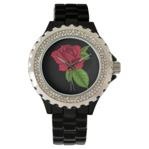 Red rose watch