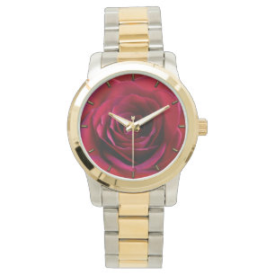 Red Rose Watch Romantic Red Rose Wrist Watches