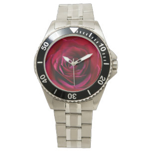 Red Rose Watch Romantic Red Rose Wrist Watches