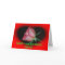 RED ROSE with a HEART VALENTINE'S DAY CARD