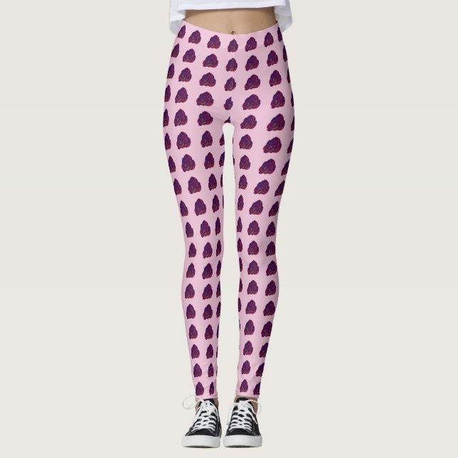 Red Rose Women's Leggings (Front)
