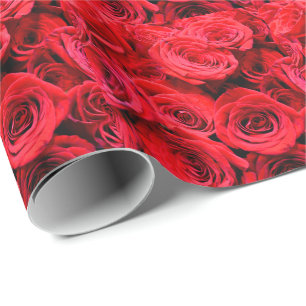 Red Rose Wrapping Paper