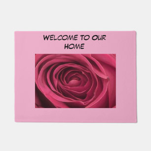 Red Rosebud Doormat