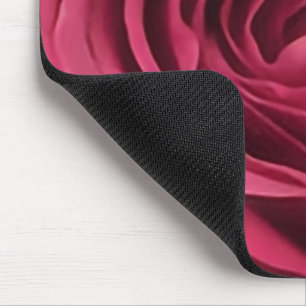 Red Rosebud Mouse Pad