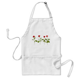 Red roses apron