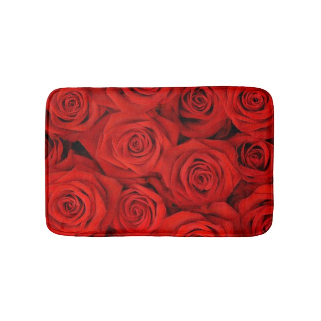 Red Roses Bath Mat (Front)