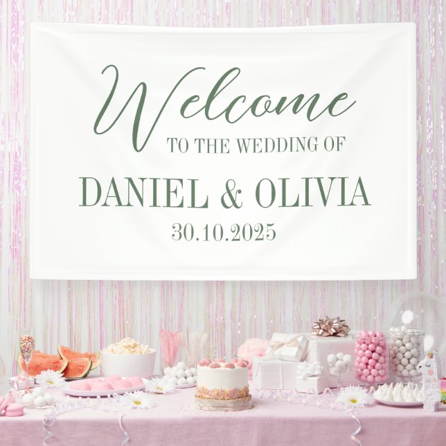 Red Roses Boho Wedding Seating Charts Banner (Party)