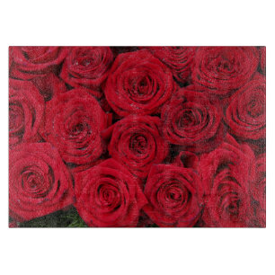 Red roses by Therosegarden Cutting Board
