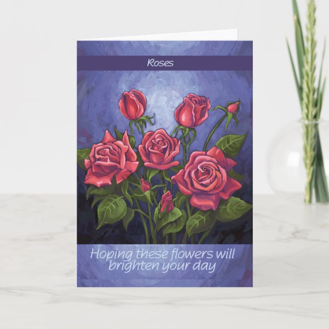 Red Roses Card (Front)