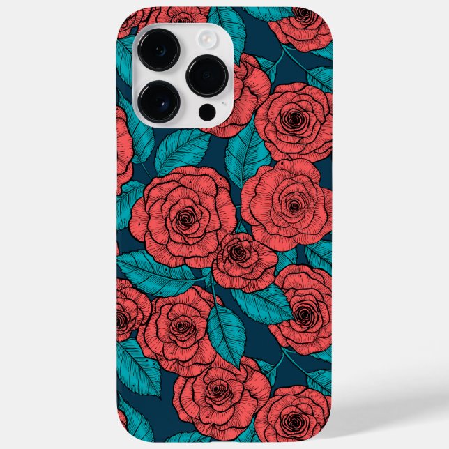 Red roses Case-Mate iPhone case (Back)