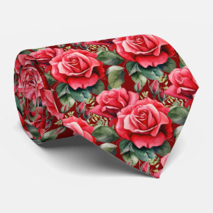 Red Roses Classic Cravate