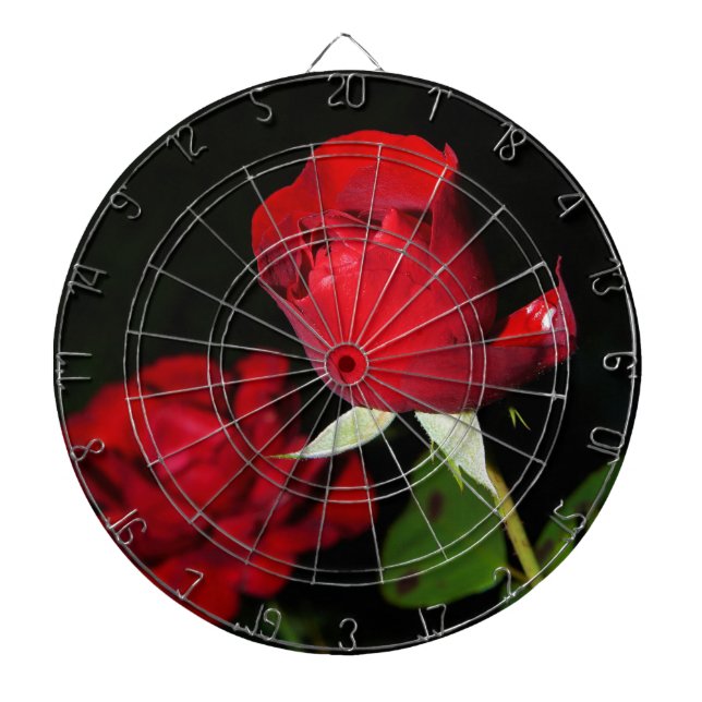 Red Roses Dartboard (Front)