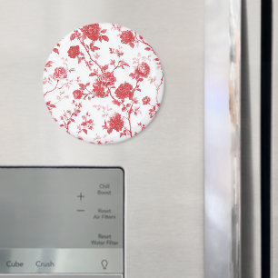 Red Roses Floral Magnet