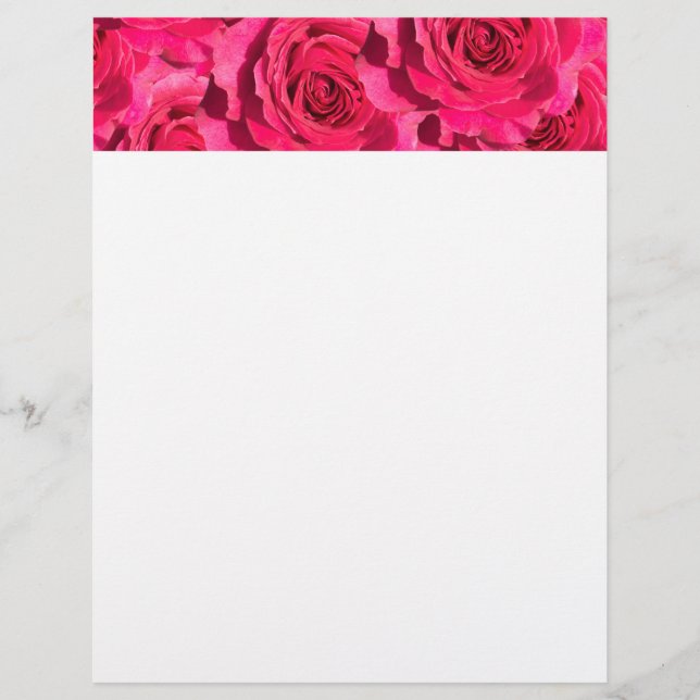Red roses floral pattern (Front)