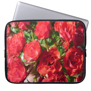 Red Roses Flower Laptop Sleeve