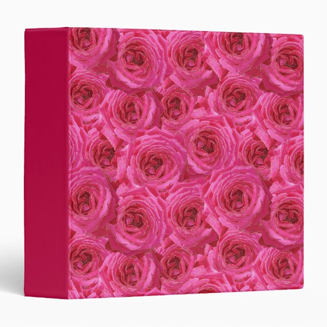 Red roses, flowers, red, love binder (Front/Spine)