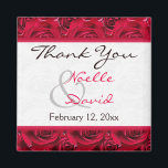 Red Roses Galore Wedding Favour Magnet<br><div class="desc">This this you magnet is part of the Red Roses Galore wedding collection shown below,  and would make a lovely wedding favour for your guests.</div>