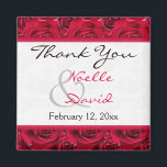 Red Roses Galore Wedding Favour Magnet<br><div class="desc">This this you magnet is part of the Red Roses Galore wedding collection shown below,  and would make a lovely wedding favour for your guests.</div>